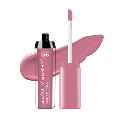 Beauty Berry Soft & Matte Waterproof Lip Color, Rich Pigment, Long Lasting Non-Transfer Liquid Lipstick With Vitamin E (Turkish Rose-29, 1)